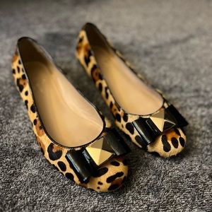 Kate Spade leopard print flats, size 7.5